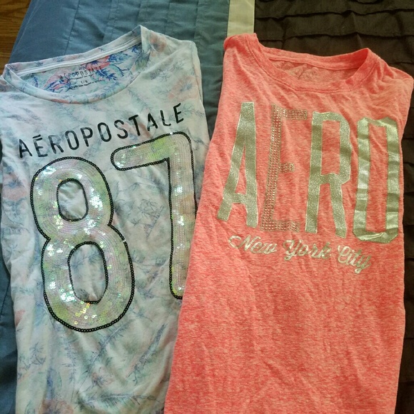 Two Aeropostale shirts