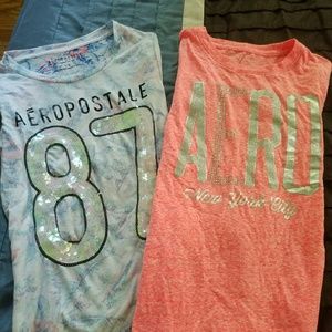 Two Aeropostale shirts
