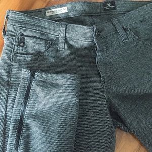 Adriano Goldschmied, Legging Ankle Zip Black tweed