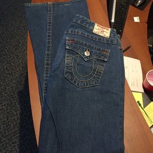 Barely worn True Religion Joey Flare Jeans!!