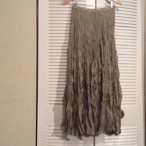 Holly Lueder silk broomstick maxi