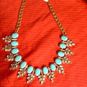 🎀 Stunning Blue gemstone and crystal Necklace 🌟