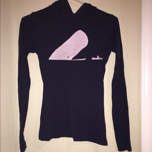 Navy Blue whale pullover