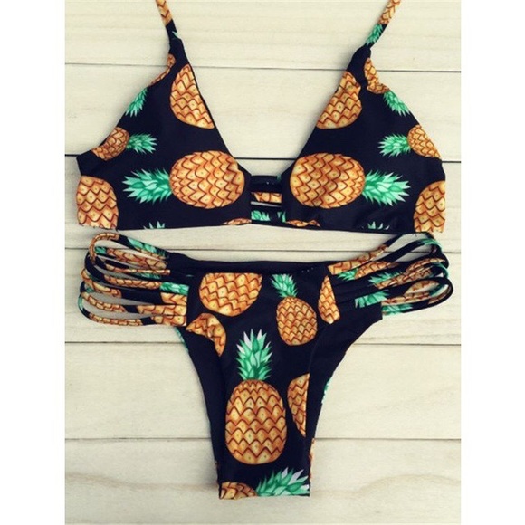 Strappy Pineapple Bikini