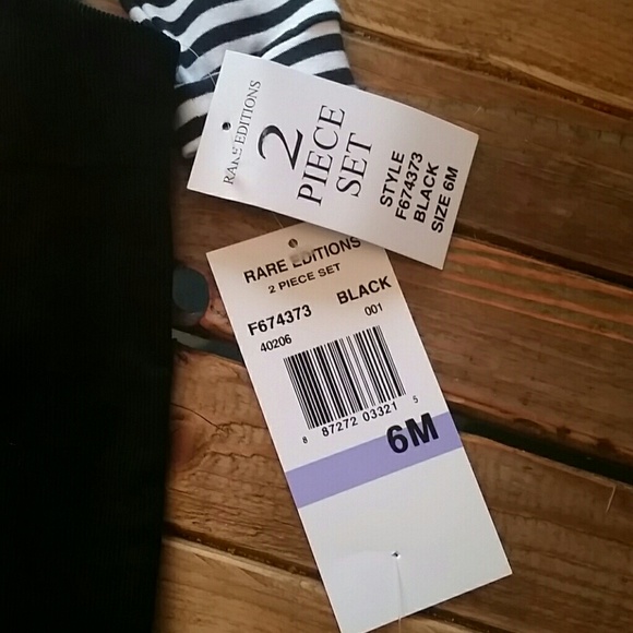 CLOSEOUTRare Editions Pumpkin overalls with top - Picture 3 of 3