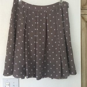 Polka dot skirt
