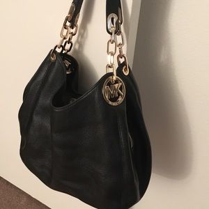 Black Michael kors shoulder bag.