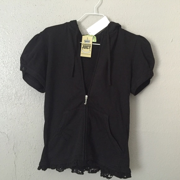 Juicy Couture Black Lace Fleece