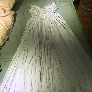 Lulu's Lilac Open Back Dress