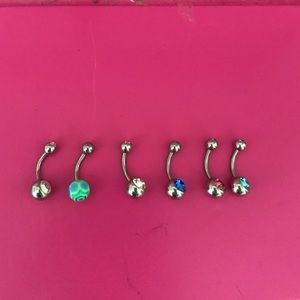 Belly button ring bundle