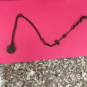 Lucky brand peace sign necklace