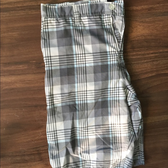 Men's Hurley plaid shorts