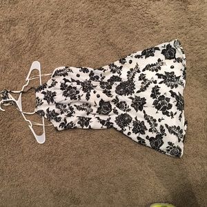 Kendall and Kylie high neck floral mini dress