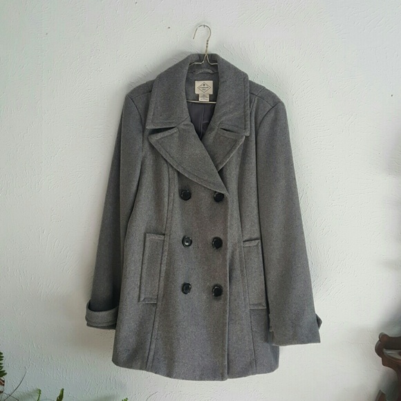 NWOT Gray St. John's Bay Pea Coat