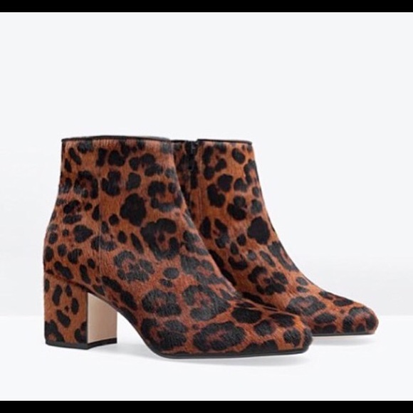 Leopard booties