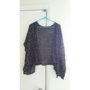 Floral cardigan