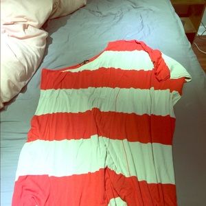 Summer flowy one shoulder fun night out dress!!