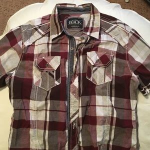 Buckle Black men's shirt