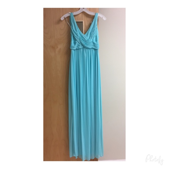 Spa Blue Bridesmaid Dress | Davids Bridal