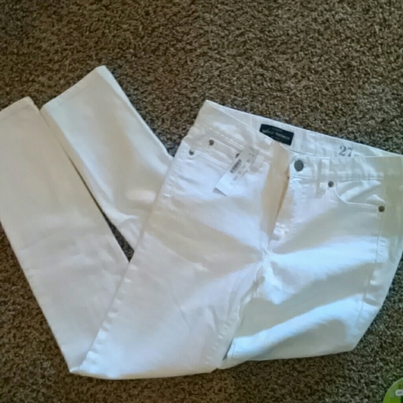 NWT J Crew White Toothpick Jeans
