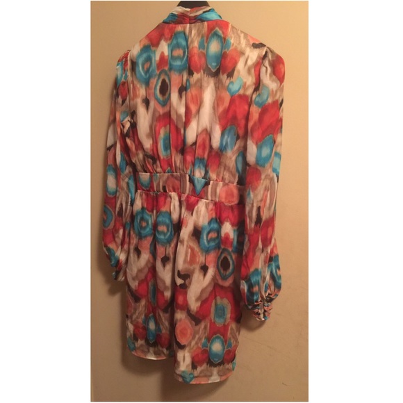 Multi-colored sheer dress - Picture 2 of 4