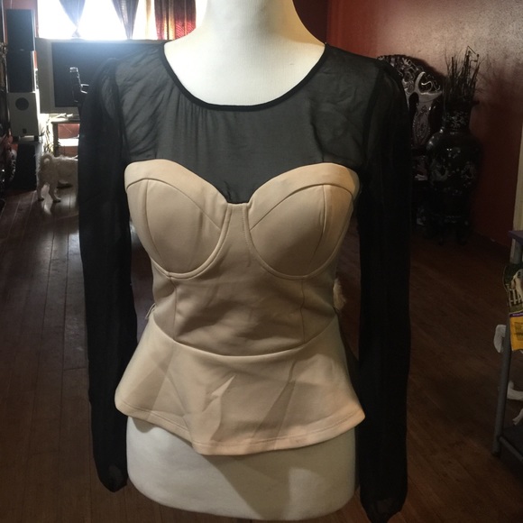 Back open woman top