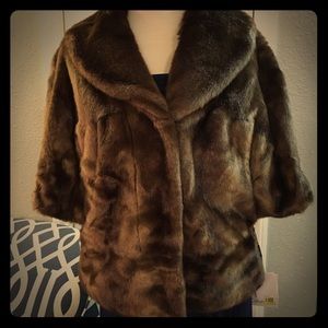 Calvin Klein Faux Fur Jacket