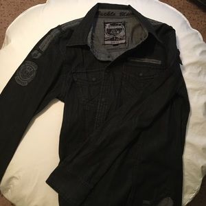Buckle Black Men's shirt