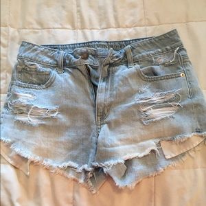 American Eagle light washed shorts