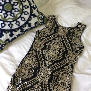 Beautiful gold detail dress