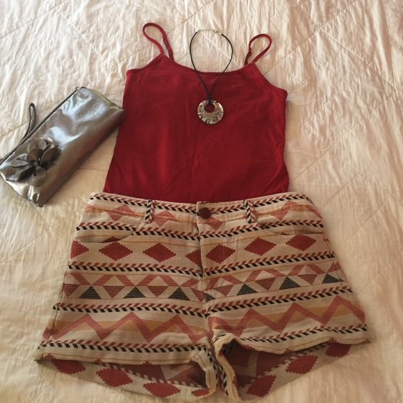 BDG Denim - Tribal print shorts🔺🔻♦️