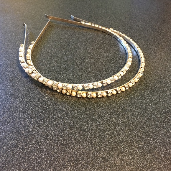 2 jeweled headbands