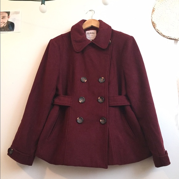 Merlot Peacoat/Waistcoat