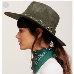 Free People Ring Leader Faux Suede Hat