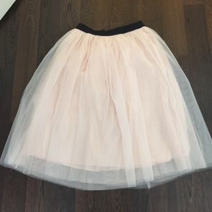 Abercrombie & Fitch pink tulle tutu midi  skirt