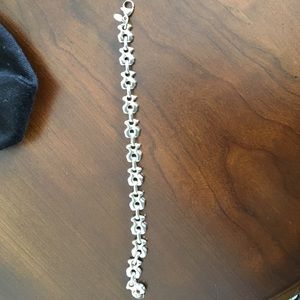 Sterling silver TOUS link bracelet