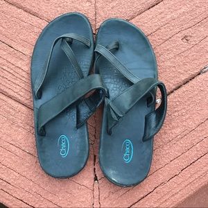 Women's Black Chaco sandals! Worn once! Size 8!