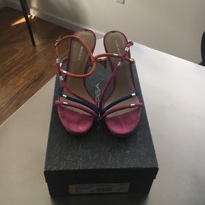 Suede sandals- worn once