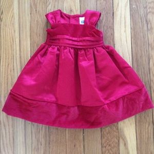 6month Red Holiday Party Dress 