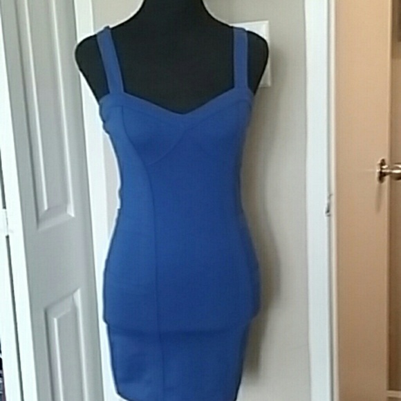 Blue club dress
