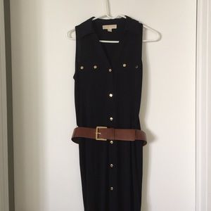 Navy Michael Kors maxi dress