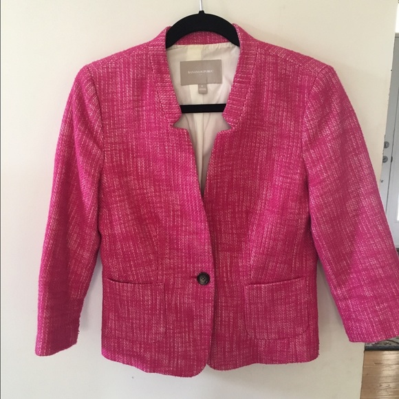 Banana Republic Pink Jacket/Blazer