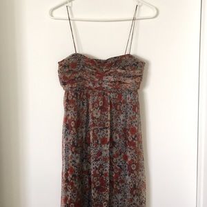 Zara floral maxi dress
