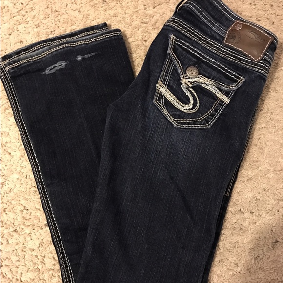 Silver jeans 28x33