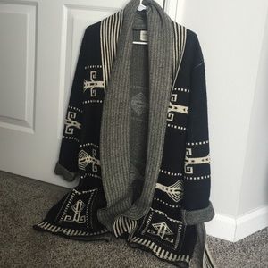 Thick cardigan