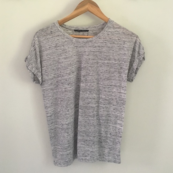 Tops - Marled gray tee shirt Tops - Marled gray tee shirt