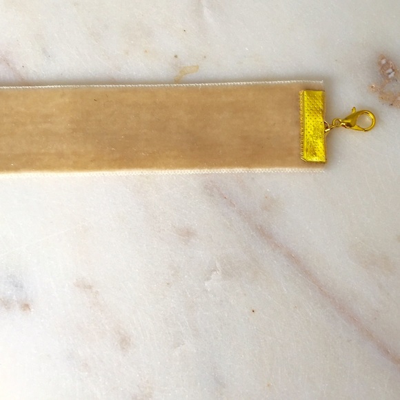 In The Nude Velvet Choker - Picture 2 of 4