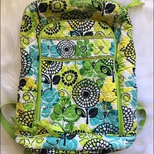 Vera Bradley Laptop Backpack in Limes Up