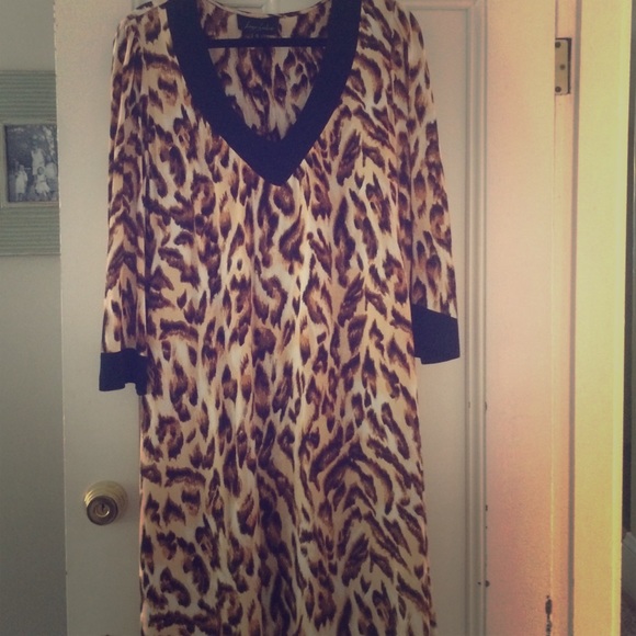 Animal print tunic dress!!