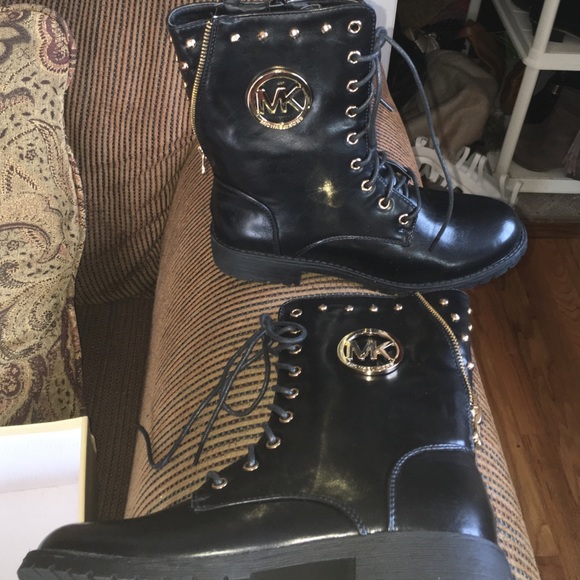 Michael kors combat boots